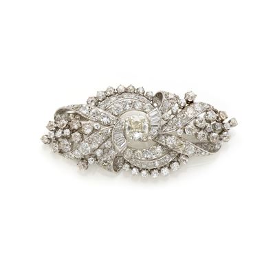 Spilla in Platino e Diamanti