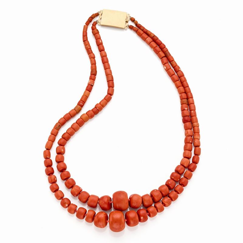 Collana in corallo