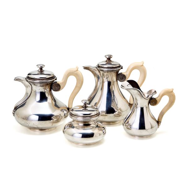 Faraone silver tea and coffee set