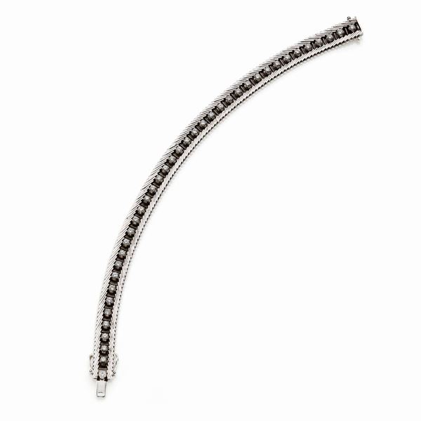 Bracciale in oro e diamanti