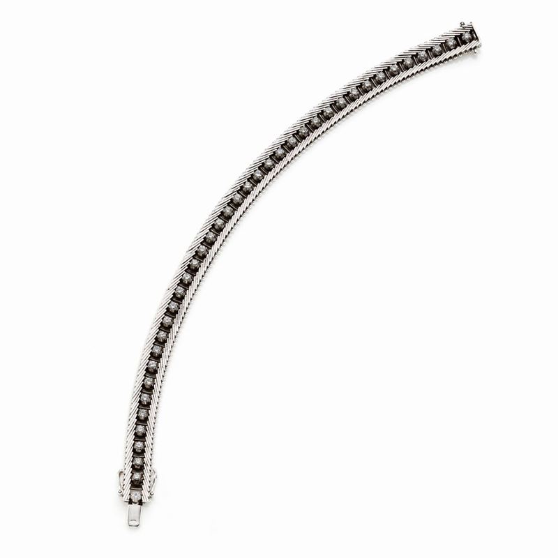 Bracciale in oro e diamanti