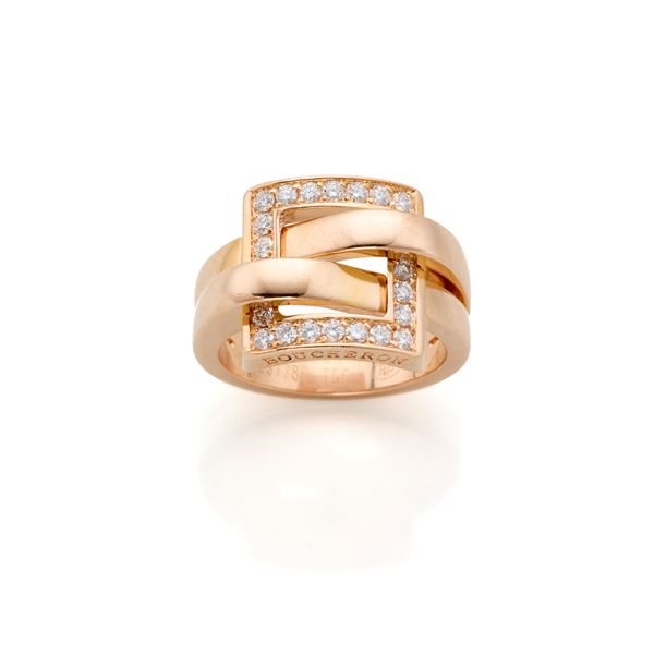 Boucheron : Anello Boucheron in oro  - Asta GIOIELLI, OROLOGI E LUXURY GOODS - Faraone Casa d'Aste