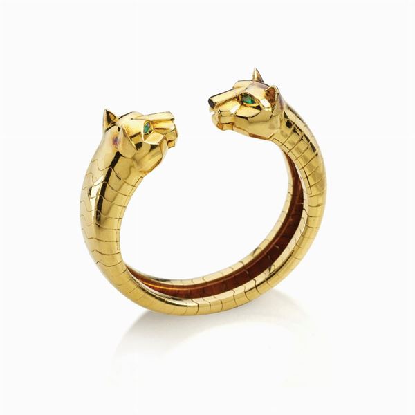 Cartier : Bracciale firmato Cartier  - Asta Gioielli e orologi del XX secolo - Faraone Casa d'Aste