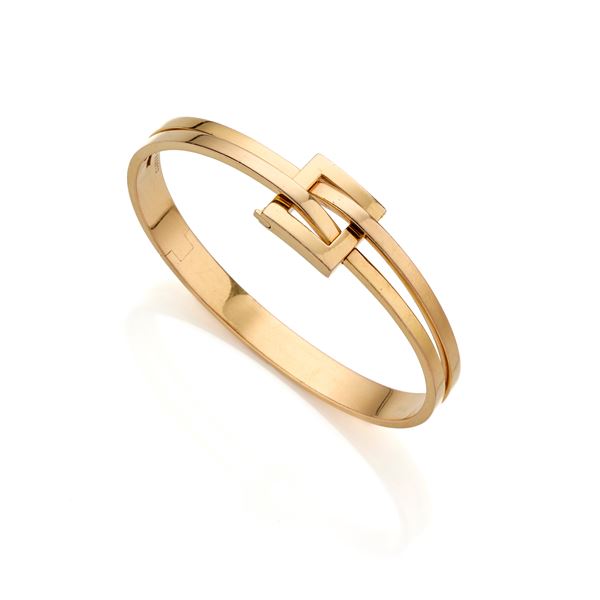 Boucheron : Bangle Boucheron in oro  - Asta GIOIELLI, OROLOGI E LUXURY GOODS - Faraone Casa d'Aste