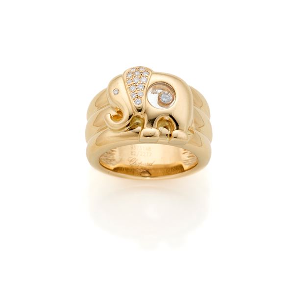 Chopard : Anello Chopard in oro   - Asta GIOIELLI, OROLOGI E LUXURY GOODS - Faraone Casa d'Aste