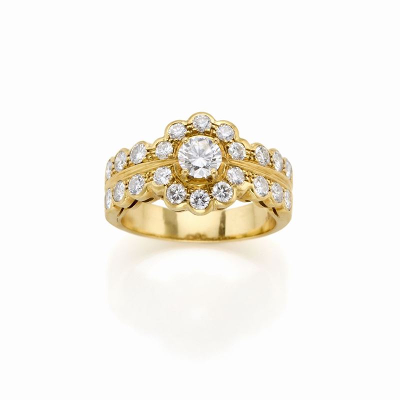 Anello in oro e diamanti