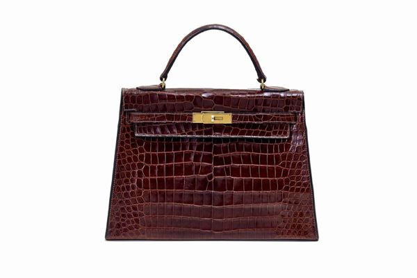 Hermes : Hermès Kelly Sellier 32 Vintage  - Asta GIOIELLI OROLOGI E LUXURY GOODS - Faraone Casa d'Aste