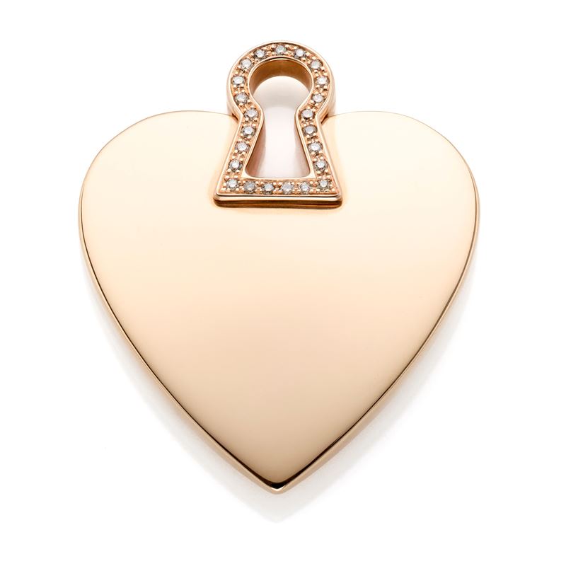 Charm Faraone in oro e diamanti