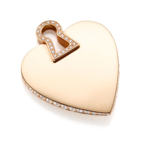 Charm Faraone in oro e diamanti 