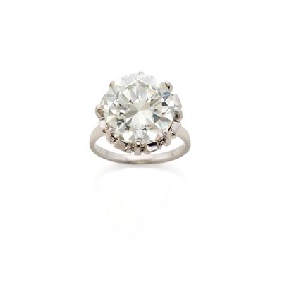 Solitario in Platino con Diamante