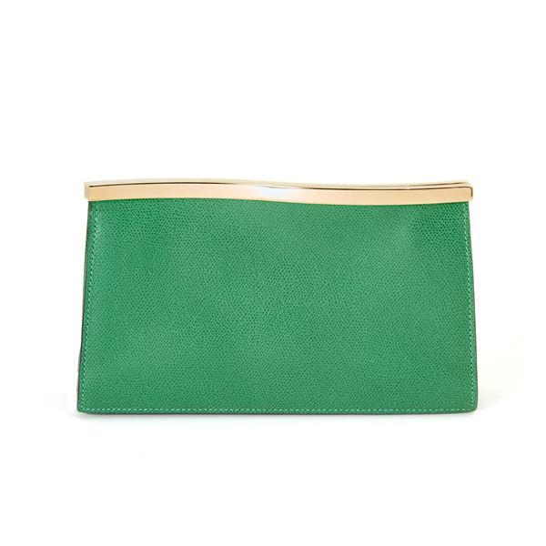 Valextra : Pochette Onda Valextra in pelle  - Asta GIOIELLI, OROLOGI E LUXURY GOODS - Faraone Casa d'Aste