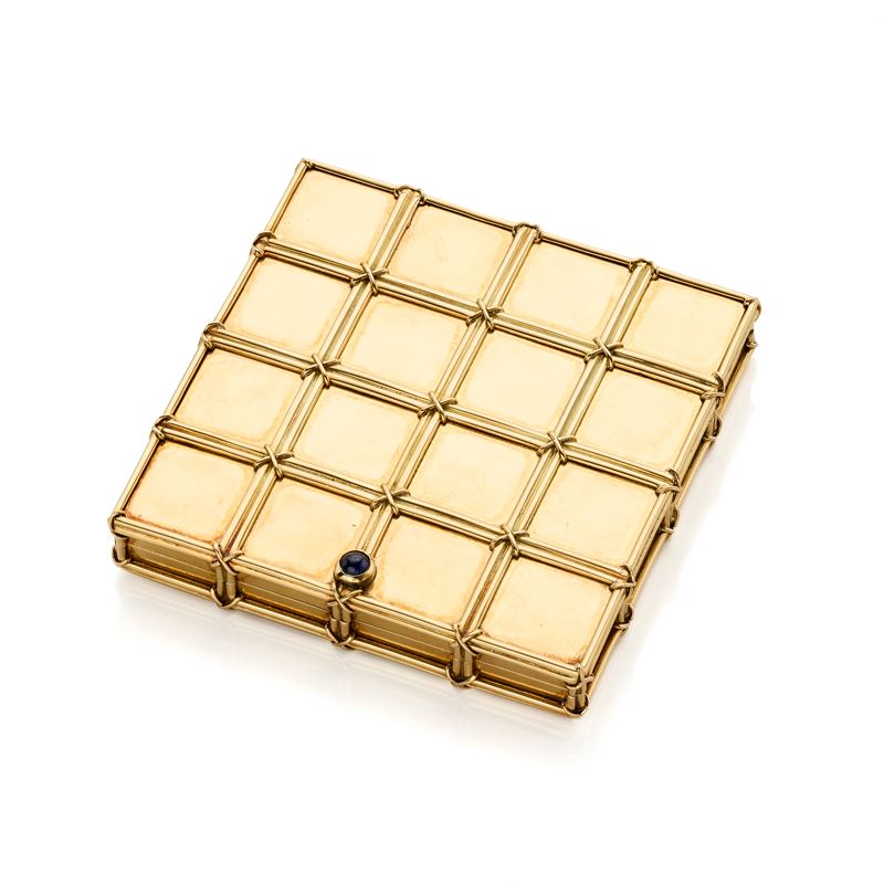Trousse Firmata Tiffany & Co in Oro Giallo