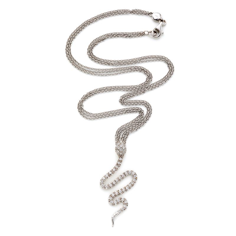 Collana in oro con diamanti