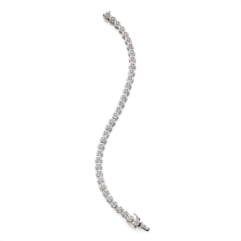 Bracciale in oro e diamanti