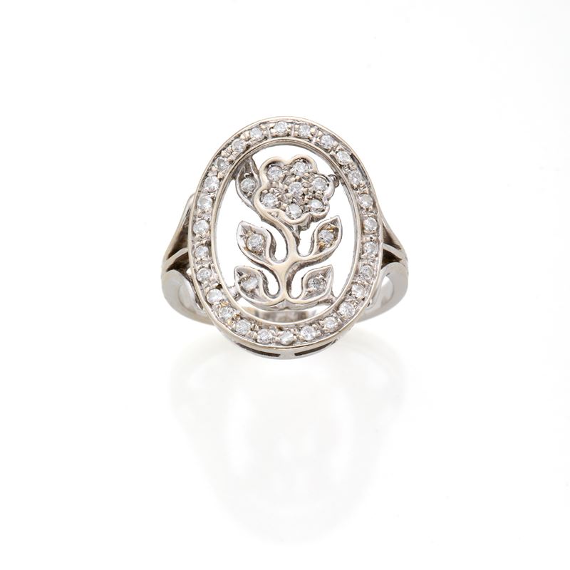 Anello in oro e diamanti