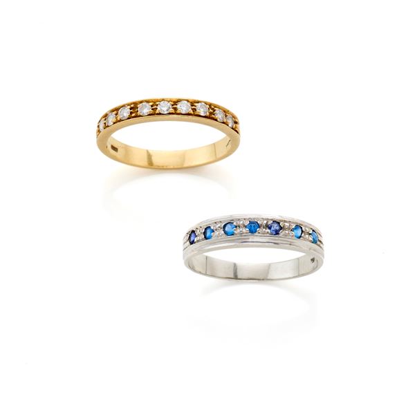 Two gold rings