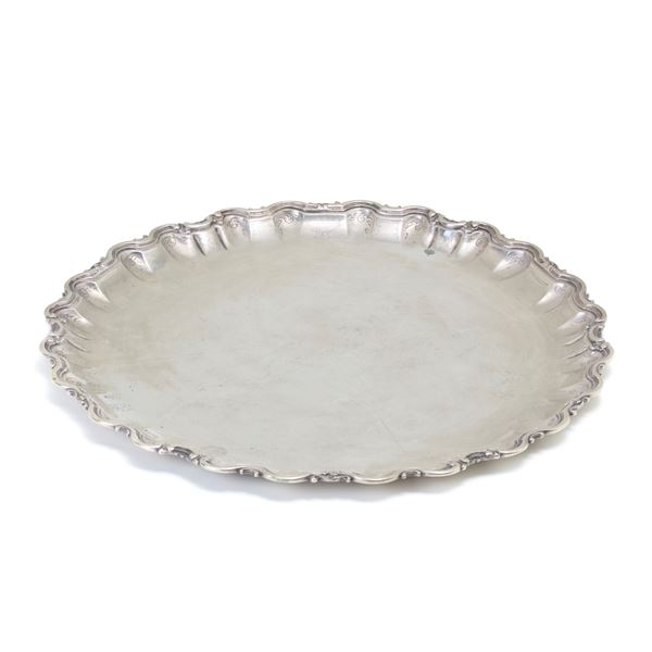 Silver tray  - Auction GIOIELLI OROLOGI E LUXURY GOODS - Faraone Casa d'Aste