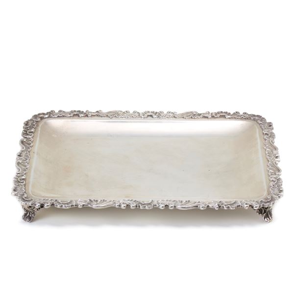 Silver tray  - Auction GIOIELLI OROLOGI E LUXURY GOODS - Faraone Casa d'Aste