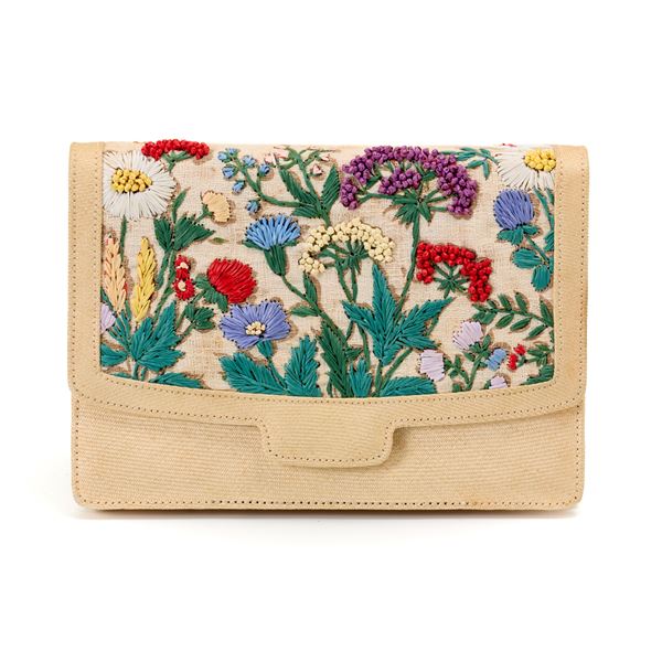 Gucci : Pochette Gucci Flora vintage  - Asta GIOIELLI, OROLOGI E LUXURY GOODS - Faraone Casa d'Aste