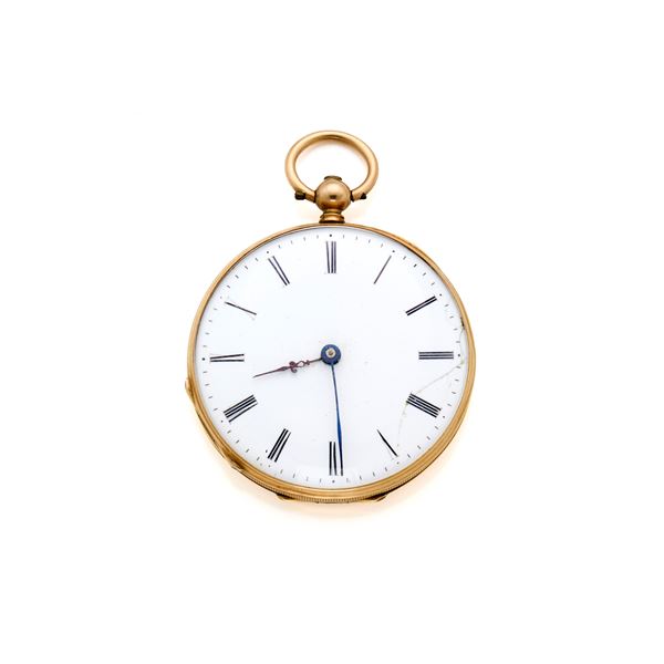 Gold pocket watch