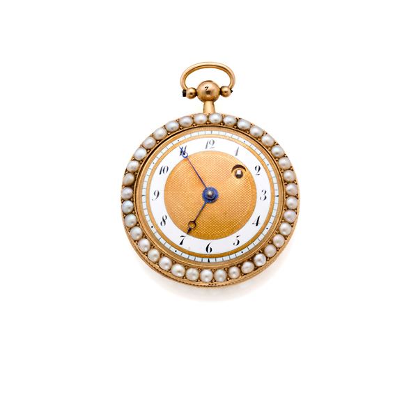 Gold pocket watch