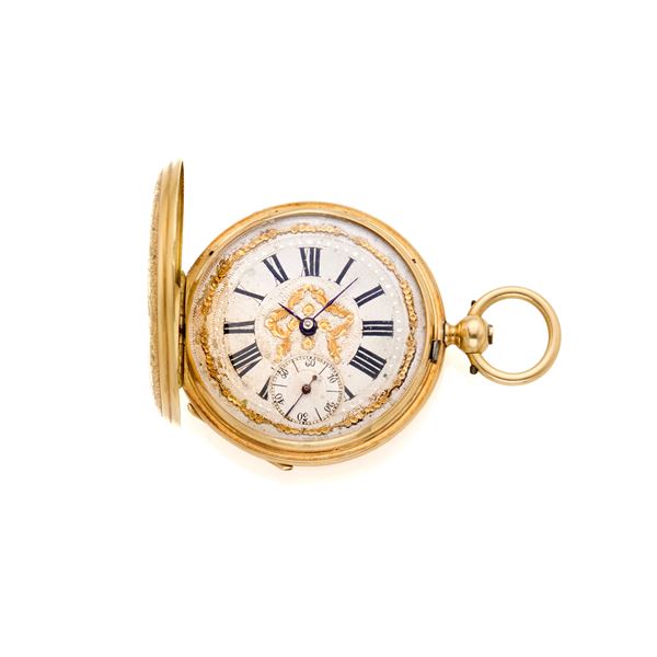 Gold pocket watch