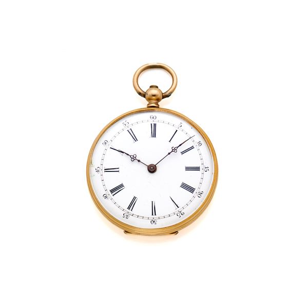 Gold pocket watch  - Auction GIOIELLI OROLOGI E LUXURY GOODS - Faraone Casa d'Aste