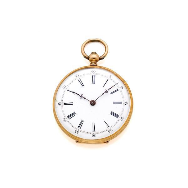 Orologio da tasca in oro  - Asta GIOIELLI, OROLOGI E LUXURY GOODS - Faraone Casa d'Aste