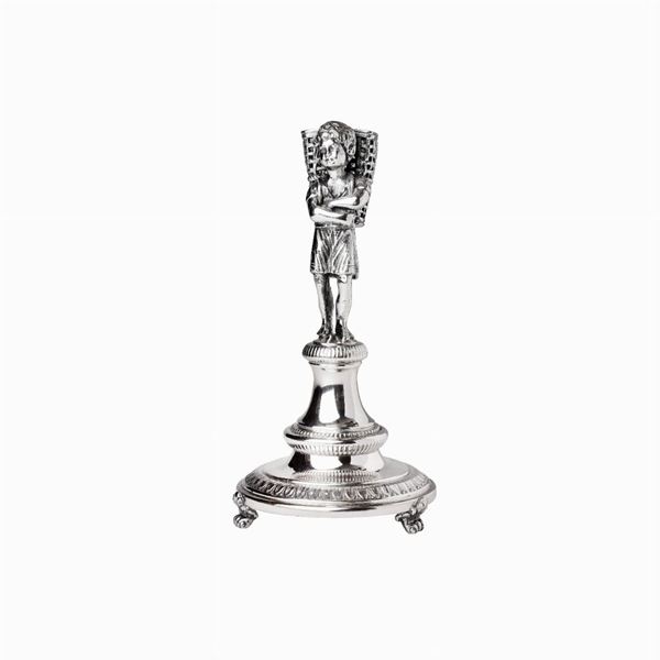 Portastuzzicadenti in argento  - Asta Gioielli e orologi del XX secolo - Faraone Casa d'Aste