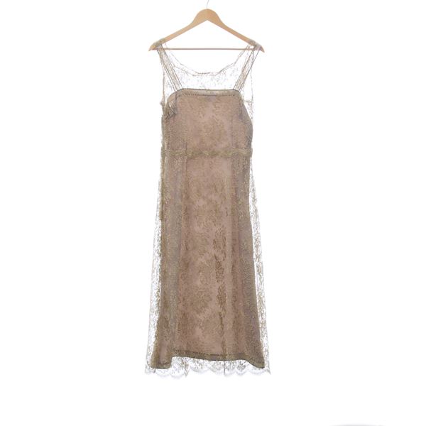 Luisa Beccaria : Vestito in pizzo con sottoveste Luisa Beccaria  - Asta GIOIELLI, OROLOGI E LUXURY GOODS - Faraone Casa d'Aste