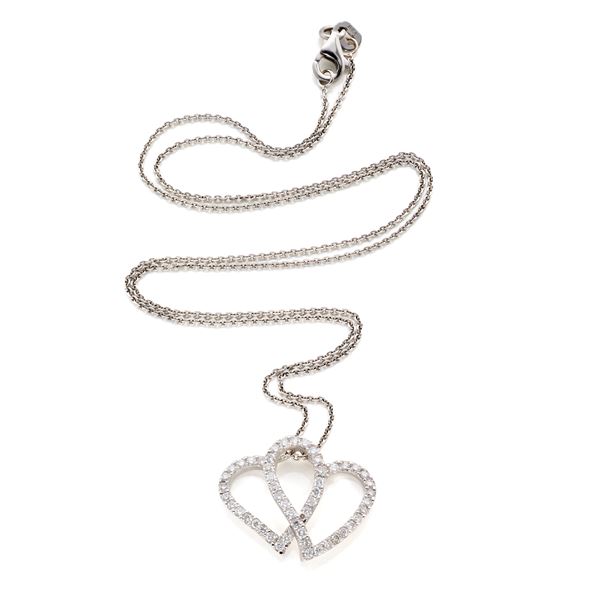 Gold and diamond necklace