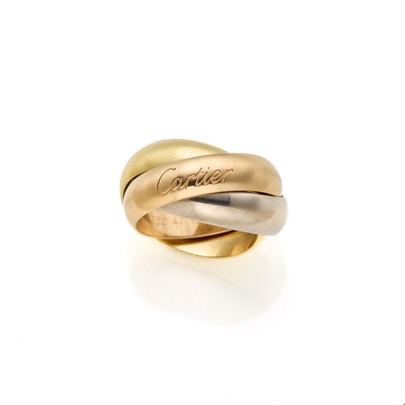 Anello Trinity Cartier in oro