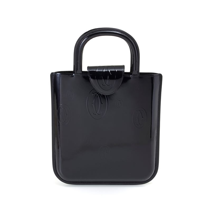 Borsa Cartier in pelle verniciata