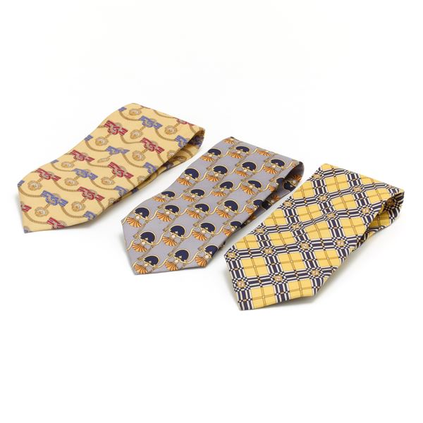 Fendi : Lot of ties signed Fendi  - Auction GIOIELLI OROLOGI E LUXURY GOODS - Faraone Casa d'Aste