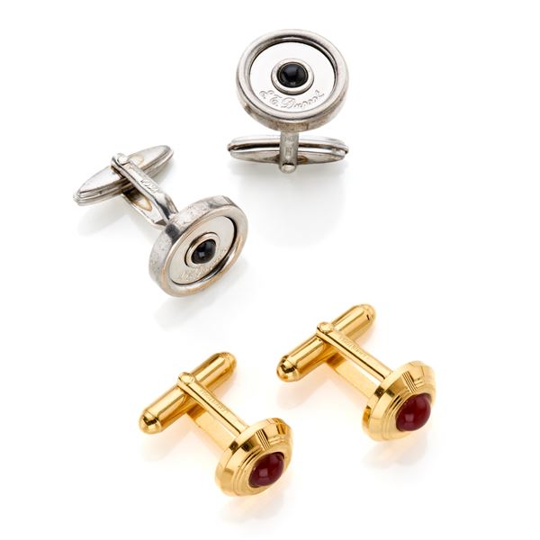 Christofle and Dupont cufflinks  - Auction GIOIELLI OROLOGI E LUXURY GOODS - Faraone Casa d'Aste