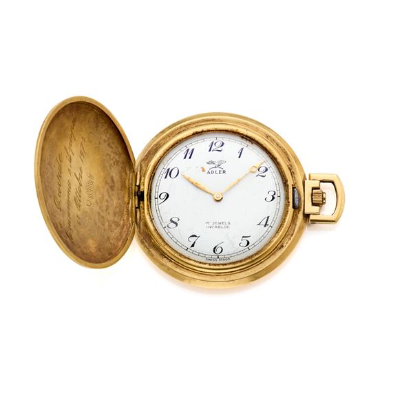 Gold pocket watch  - Auction GIOIELLI OROLOGI E LUXURY GOODS - Faraone Casa d'Aste