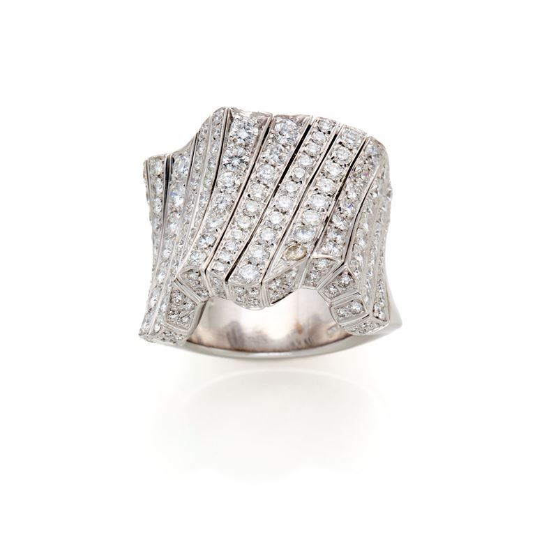 Anello Damiani in Oro e Diamanti