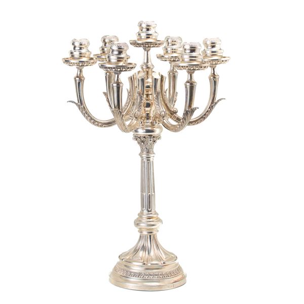 Silver candelabra