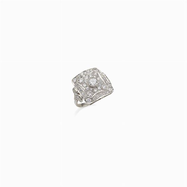 Anello in platino