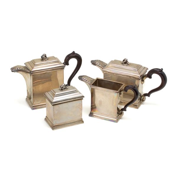 Silver tea and coffee set  - Auction GIOIELLI OROLOGI E LUXURY GOODS - Faraone Casa d'Aste