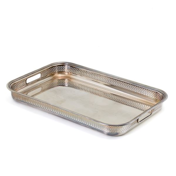 Silver tray  - Auction GIOIELLI OROLOGI E LUXURY GOODS - Faraone Casa d'Aste