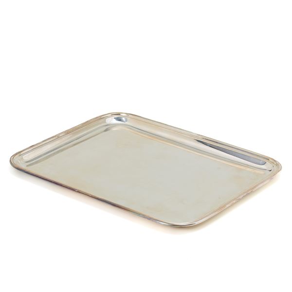 Silver tray  - Auction GIOIELLI OROLOGI E LUXURY GOODS - Faraone Casa d'Aste