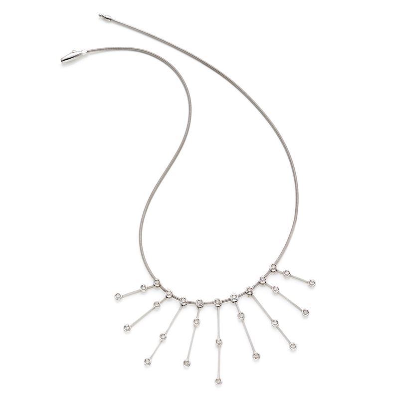 Collana in oro e diamanti