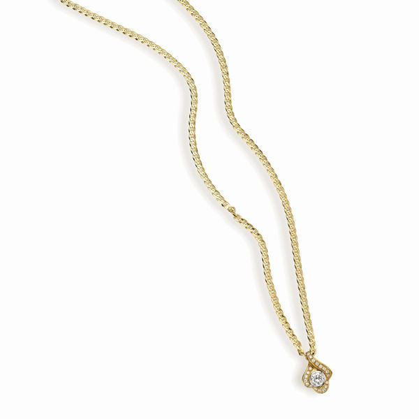 Pendente in oro   - Asta Gioielli e orologi del XX secolo - Faraone Casa d'Aste