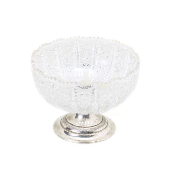 Silver and crystal centerpiece  - Auction GIOIELLI OROLOGI E LUXURY GOODS - Faraone Casa d'Aste