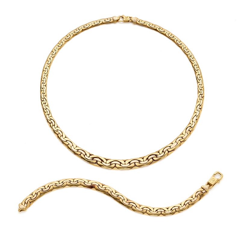 Collana e bracciale in oro