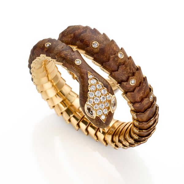 Sabbadini : Bracciale serpente Sabbadini    - Asta GIOIELLI, OROLOGI E LUXURY GOODS - Faraone Casa d'Aste