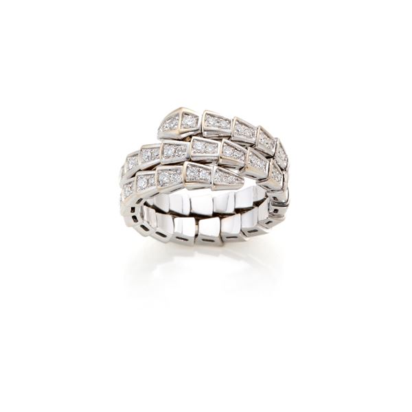 Bulgari : Anello Bulgari Serpenti Viper in oro e diamanti  - Asta GIOIELLI, OROLOGI E LUXURY GOODS - Faraone Casa d'Aste