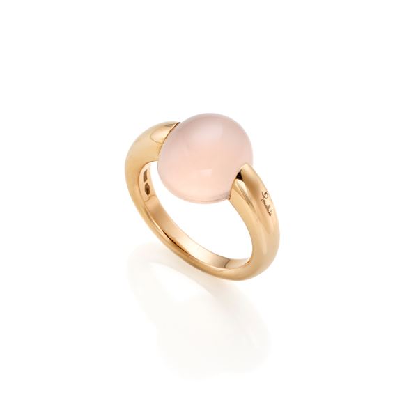 Pomellato : Anello Pomellato in oro con quarzo  - Asta GIOIELLI, OROLOGI E LUXURY GOODS - Faraone Casa d'Aste