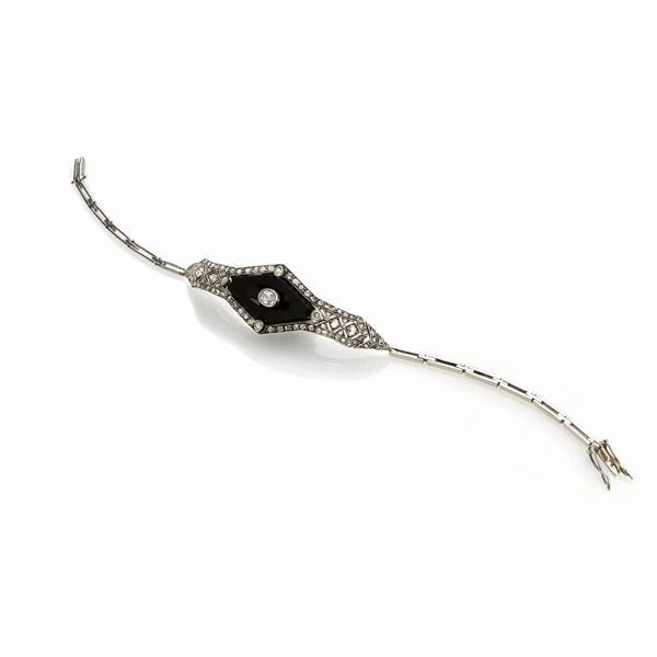 Bracciale in oro e argento